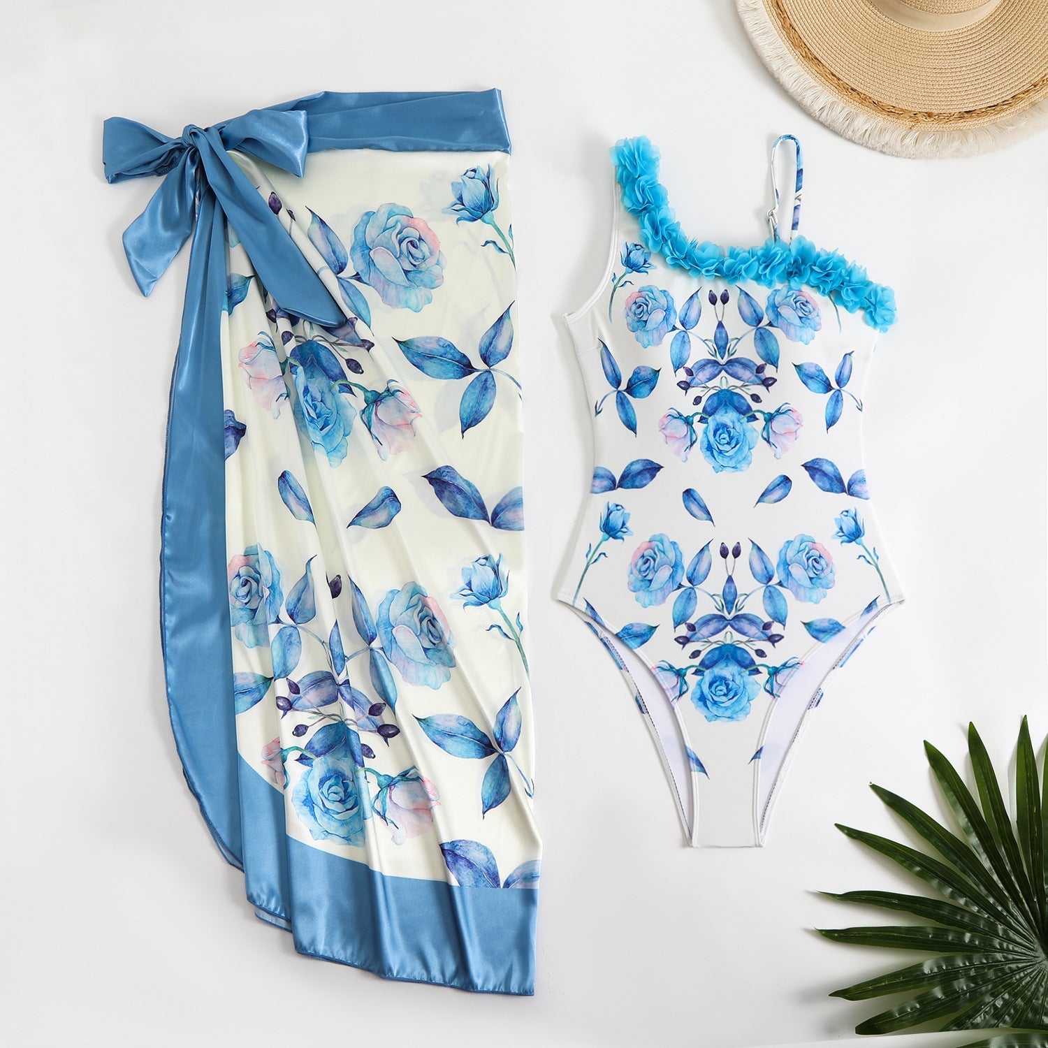 Bikini Conservative Swimwear Bohemian One Piece Printed Swimsuit Women Bella Mia